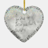 Ständer. Lass nicht, dass dein Herz eine unruhige Keramik Ornament (Vorne)