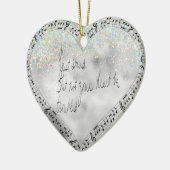 Ständer. Lass nicht, dass dein Herz eine unruhige Keramik Ornament (Links)