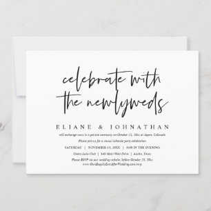 Standesamtliche Hochzeitsfeier im kleinen Kreis Einladung