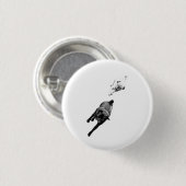 Standhaft, Photo Pup Abzeichen Button (Vorne & Hinten)