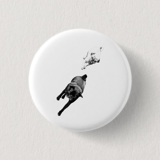 Standhaft, Photo Pup Abzeichen Button (Vorderseite)