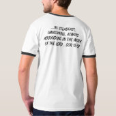 STANDHAFTE KLEIDUNG T-Shirt (Rückseite)