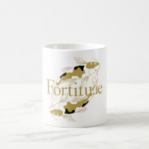 Standhaftigkeit – Japanisches Koi-Symbol der inner Kaffeetasse