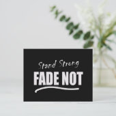 Standhalter nicht Insassen-Postkarte Postkarte (Stehend Vorderseite)