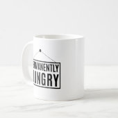 Ständig Hungrig Kaffeetasse (Vorderseite Links)