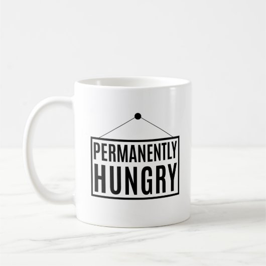 Ständig Hungrig Kaffeetasse (Links)