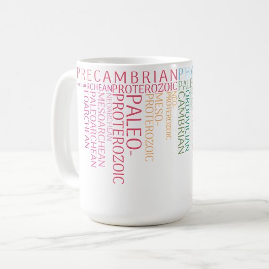 Ständig in der Welt Kaffeetasse (Vorderseite Links)