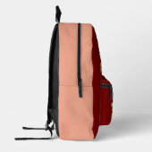 Ständige Tinte, Flechtzeit Bedruckter Rucksack (Links)