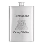 Ständiger Campbesucher Flachmann (Vorderseite)