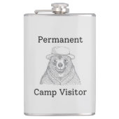 Ständiger Campbesucher Flachmann (Vorderseite)