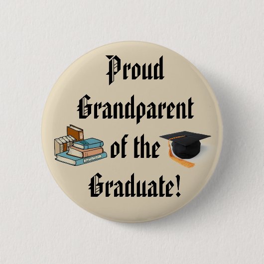 STÄNDIGER GRANDPARENT DES GRADUATE-Buttons Button (Vorderseite)