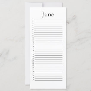 Ständiger Kalender Juni Micah 5:4