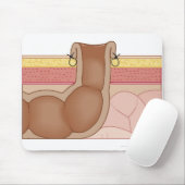 Ständiger Kolostomer Mousepad (Mit Mouse)