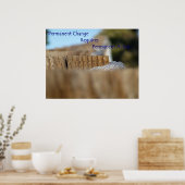 Ständiger Wandel Poster (Küche)