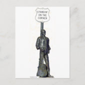 Standin' an der Ecke "THE" in Winslow Arizon! Postkarte (Vorderseite)