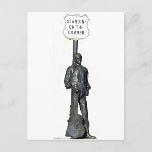 Standin' an der Ecke "THE" in Winslow Arizon! Postkarte (Vorderseite)