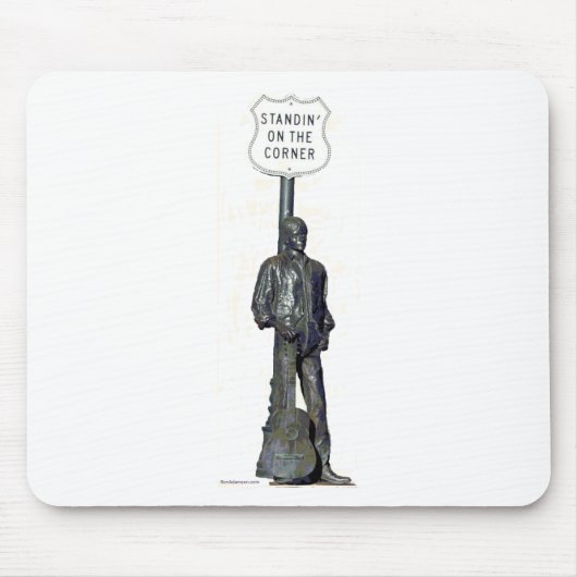 Standin auf "DER" Ecke! in Winslow Arizon Mousepad (Vorne)