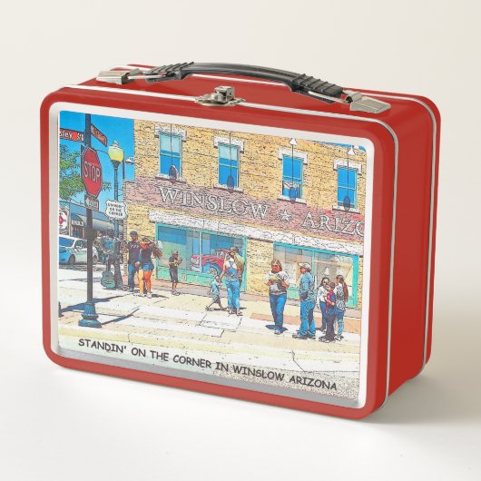 STANDIN AUF DER ECKE IN WINSLOW AZ BROTDOSE (Vorderseite)