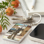 Standin auf der Ecke in Winslow, AZ. Schlüsselanhänger (Vorderseite rechts)