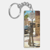 Standin auf der Ecke in Winslow, AZ. Schlüsselanhänger (Vorderseite links)