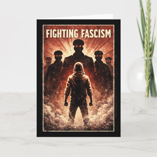 Standing Against the Dark Feiertagskarte (Vorderseite)