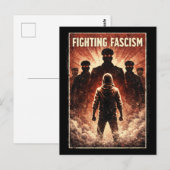 Standing Against the Dark Postkarte (Vorne/Hinten)