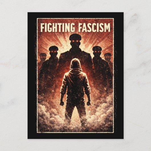 Standing Against the Dark Postkarte (Vorderseite)