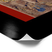 Standing Buddha Tang Dynasty Mogao Caves Silk Road Poster (Ecke)