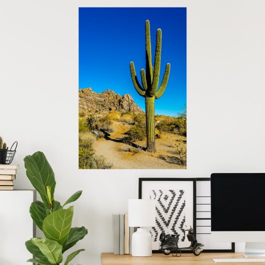 Standing Cactus Poster (Heimbüro)