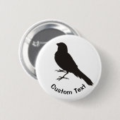 Standing Canary Bird Button (Vorne & Hinten)