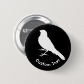 Standing Canary Bird Button (Vorne & Hinten)