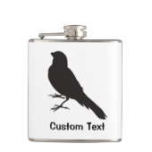 Standing Canary Bird Flachmann (Vorderseite)