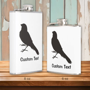 Standing Canary Bird Flachmann