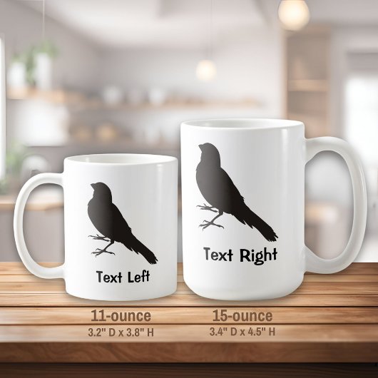 Standing Canary Bird Kaffeetasse