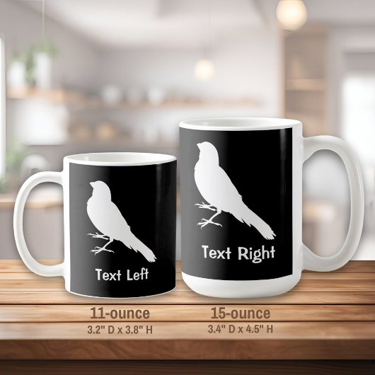 Standing Canary Bird Kaffeetasse