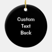 Standing Canary Bird Keramik Ornament (Hinten)