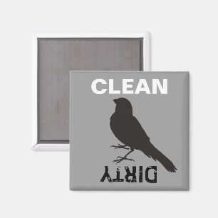 Standing Canary Bird Magnet