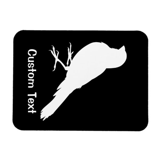 Standing Canary Bird Magnet (Horizontal)