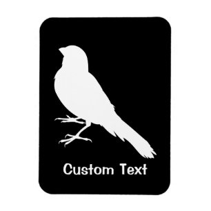 Standing Canary Bird Magnet