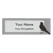 Standing Canary Bird Namenschild (Vorderseite)