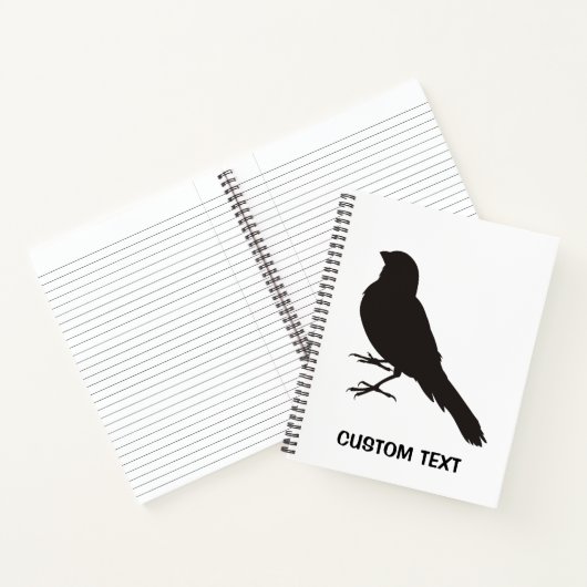 Standing Canary Bird Notizblock (Innenseite)