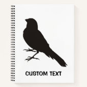 Standing Canary Bird Notizblock (Vorderseite)