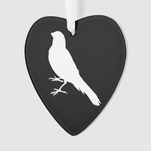 Standing Canary Bird Ornament (Vorderseite)