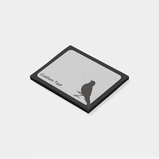 Standing Canary Bird Post-it Klebezettel (angewinkelt)