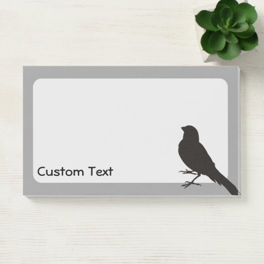 Standing Canary Bird Post-it Klebezettel (Büro)