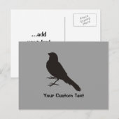 Standing Canary Bird Postkarte (Vorne/Hinten)