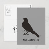 Standing Canary Bird Postkarte (Vorne/Hinten)