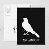 Standing Canary Bird Postkarte (Vorne/Hinten)