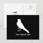 Standing Canary Bird Postkarte (Vorne/Hinten)
