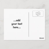 Standing Canary Bird Postkarte (Rückseite)